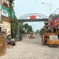 Xã Tế Lợi khởi công trải thảm tuyến đường  chính của xã
